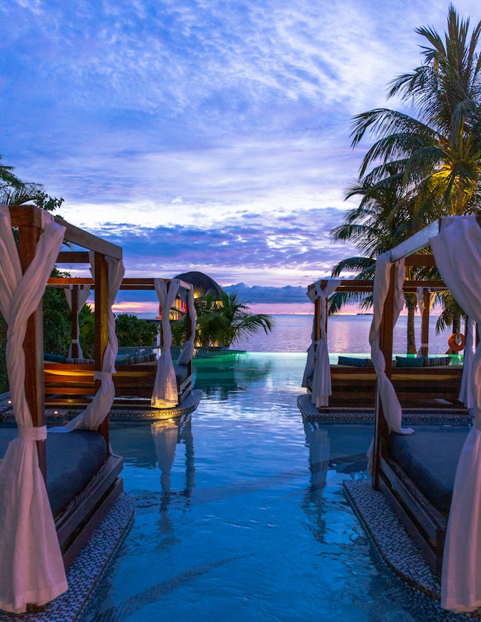 Terrace overlooking the sea